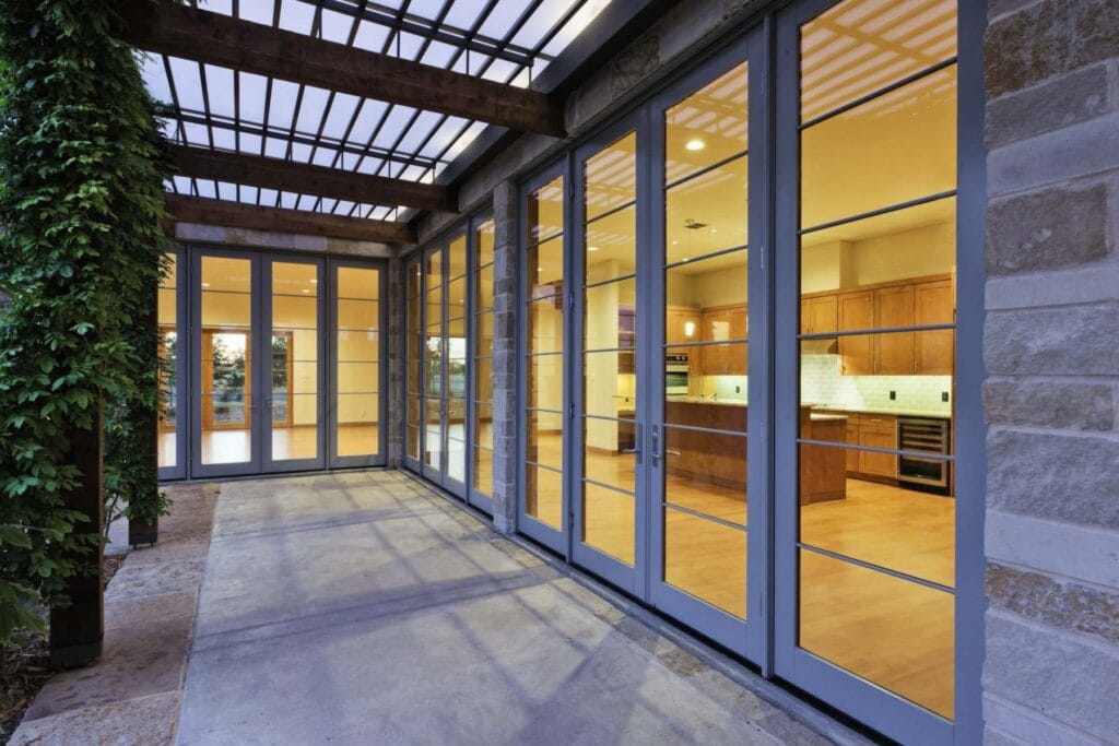 Aluminum bifold doors in Manningtree